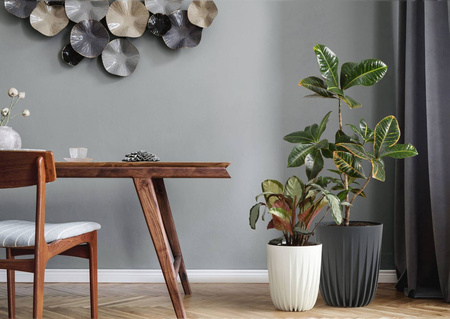 Doniczka Mira Eco Recycled 250 Antracyt