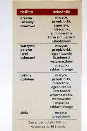 Emulpar 940 EC 100 ml zwalcza mszyce, przędziorki i wciornastki na roślinach ozdobnych i warzywach