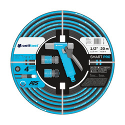 Zestaw Smart – wąż 1/2'' 20 mb + zraszacz Hydron + złączki – Cellfast