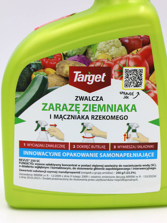Revus 250 SC spray – zaraza ziemniaka, mączniak rzekomy – 1 l Target