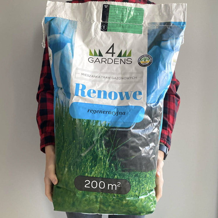 Mieszanka Traw Gazonowych Do Dosiewki i Regeneracji – Renowe – 5 kg 4Gardens