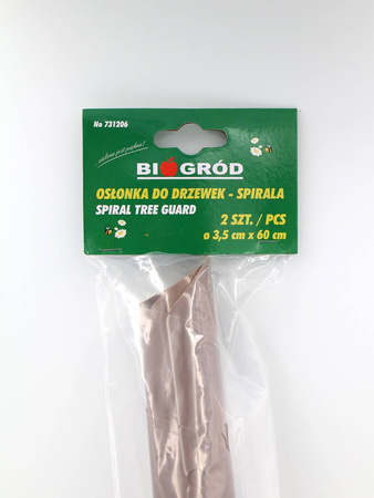 OSŁONKA DO DRZEWEK - SPIRALA fi 3,5x60 cm