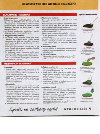 Dakar 500 g nasiona trawy do trawników nasłonecznionych