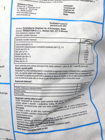 Terracottem 20 kg - nawóz z hydrożelem poprawiający właściwości gleby