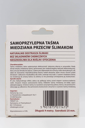 Taśma Miedziana Na Ślimaki