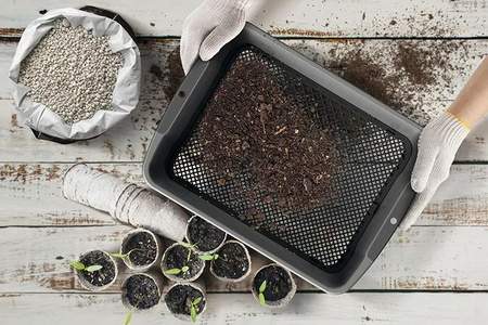 Sitko Ogrodowe Respana Garden Sieve Czarne
