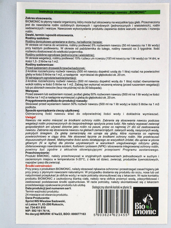 Biomonic - Obornik Koński w Płynie 5 l