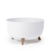 Doniczka Ø250 mm Mira Eco Recycled – Czarna – Lamela