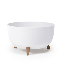 Doniczka Ø250 mm Mira Eco Recycled – Czarna – Lamela