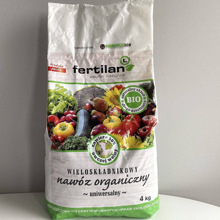 Fertilan - Nawóz Organiczny Uniwersalny 4 kg