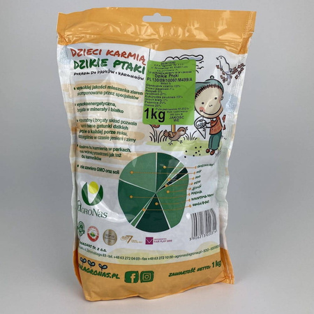 Dzieci Karmią Dzikie Ptaki - mieszanka ziaren 1 kg