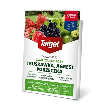 Topas 100 EC 5 ml środek zwalczający choroby agrestu, porzeczki i truskawki