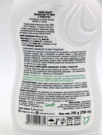 Nawóz Organiczny Płynny z Pokrzywy 250 ml