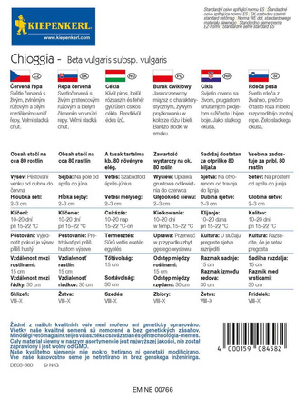 Burak ćwikłowy Chioggia Beta vulgaris var. vulgaris