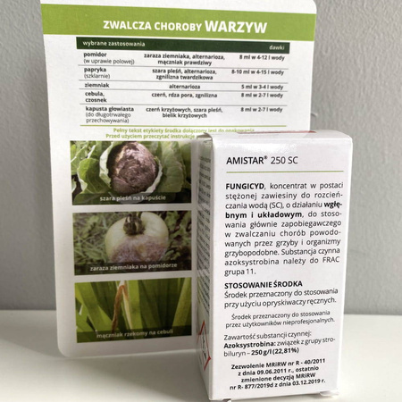 Amistar 250 SC środek zwalczający choroby fasoli, sałaty i innych roślin uprawnych 5 ml Target