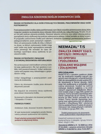 NeemAzal – Zwalcza Ziemiórki i Inne Szkodniki – 10 ml Target