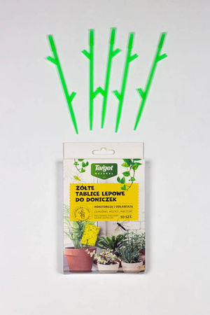 Tablice lepowe na ziemiórki, mączliki, mszyce i inne 10 szt. Target