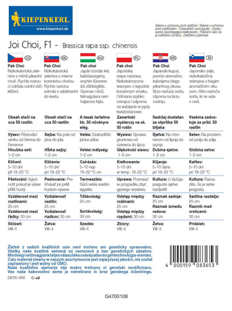 Pak Choi 'Joi Choi' F1 – Kiepenkerl