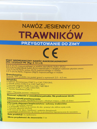 Nawóz jesienny do trawników 1 kg