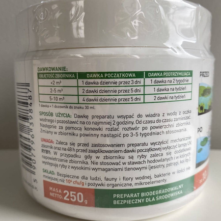 BluKlar 3w1 - preparat do czyszczenia oczek wodnych i stawów -  250 g