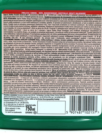 Saprol Hobby długodziałający 750 ml Substral