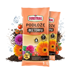 Zestaw 2x Substral Podłoże Bez Torfu 5 l