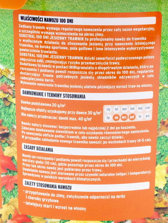 SUBSTRAL 100 dni JESIENNY TRAWNIK 5KG