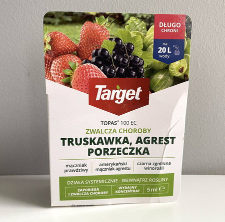 Topas 100 EC 5 ml środek zwalczający choroby agrestu, porzeczki i truskawki