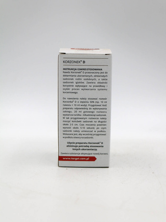 Korzonek D 30 ml ukorzeniacz do roślin zdrewniałych
