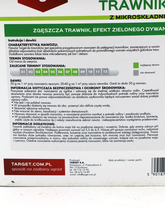 Nawóz do trawników z mikroelementami 4 kg