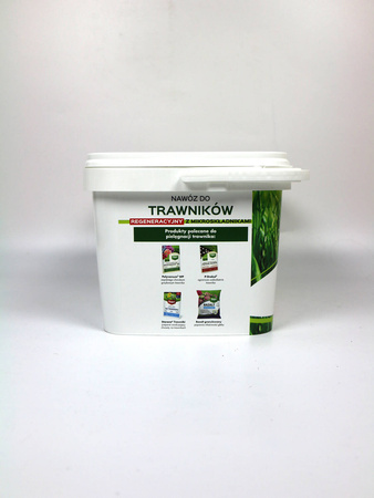 Nawóz do trawników regeneracyjny z mikroelementami 8 kg