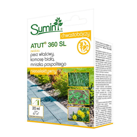 Atut 360 SL - zwalcza chwasty na kostce i w sadach 20 ml