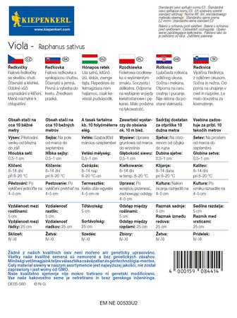 Rzodkiewka Viola Kiepenkerl