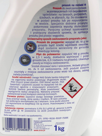 ANTS CONTROL SASZETKA 100 G NA MRÓWKI Target