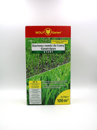 Startowy nawóz do trawy LY 100 2,5 kg – Wolf Garten