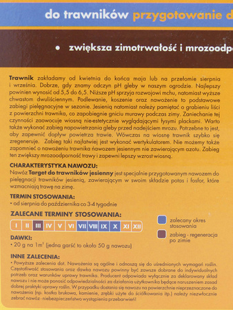 Nawóz jesienny do trawników 1 kg