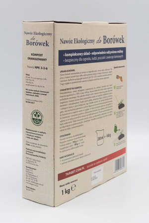 Nawóz ekologiczny do borówek 1 kg