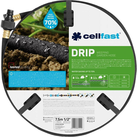 Wąż Nawadniający Drip 1/2'' 7,5 m – Cellfast