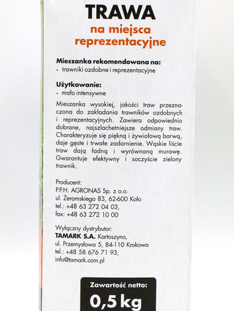 Hobby Gracja 500 g nasiona trawy do trawników ozdobnych