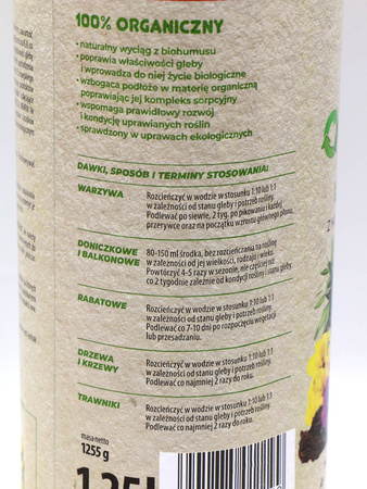Biohumus Max – Ekologiczny – 1,25 l Target | 25% GRATIS