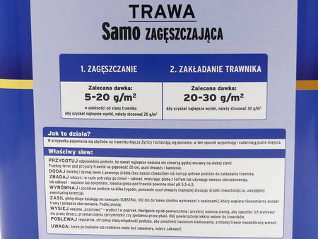 Trawa Samo Zagęszczająca – Sportowa – 5 kg Substral
