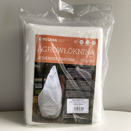 Agrowłóknina 30g/m2 jesienno-zimowa 1,60 m x 10 mb