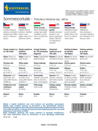 Portulaka pospolita ,,Sommerportulak’’- Kiepenkerl