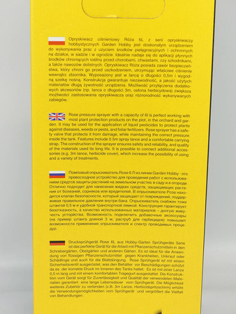 Opryskiwacz Róża 6l Kwiaty Polskie