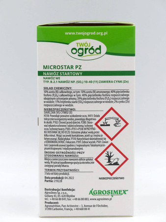 Microstar PZ - nawóz startowy  – 150 g Twój Ogród