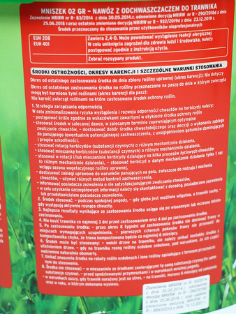 SUB 100 dni nawóz z odchwaszczaczem do trawnika 5 kg