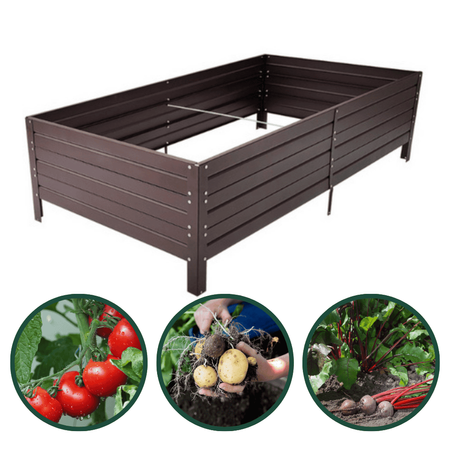 Podwyższona Grządka – 150x75x30 cm – Klasika Garden