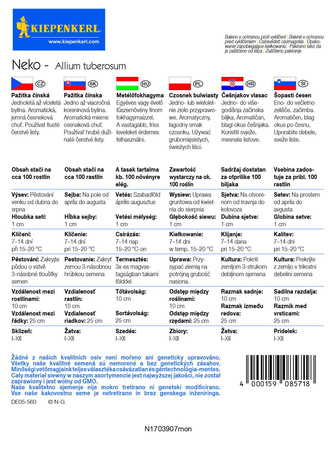Szczypiorek czosnkowy Neko - Kiepenkerl