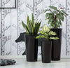 Doniczka Ø250 mm Mira Eco Recycled – Czarna – Lamela