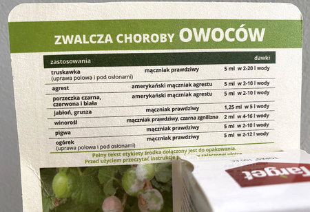 Topas 100 EC 5 ml środek zwalczający choroby agrestu, porzeczki i truskawki